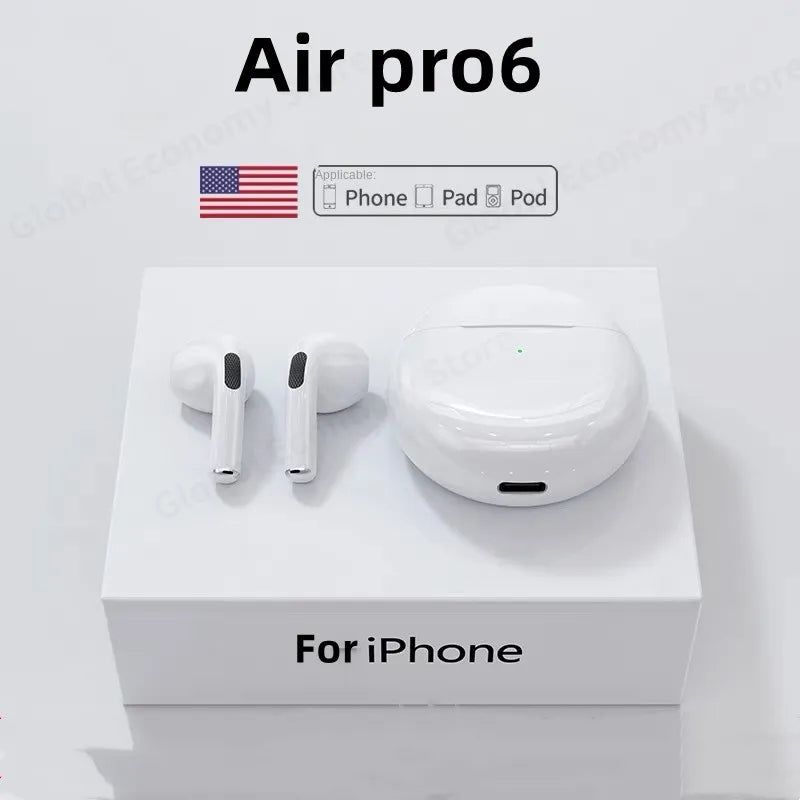 NEW Original Air Pro 6 TWS Wireless Headphones Fone Bluetooth